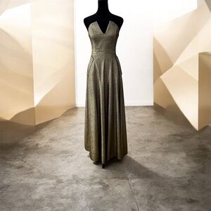 Glamorous Metallic Maxi Dress